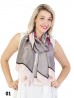 Turtle print shusu scarf